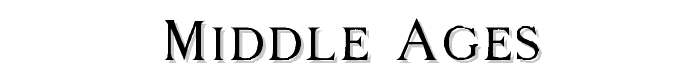 Middle Ages font